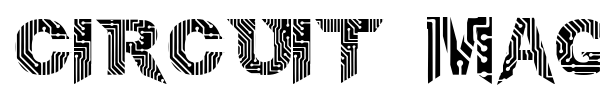 Circuit Mage font preview